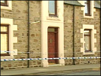 House cordoned off in Buckie