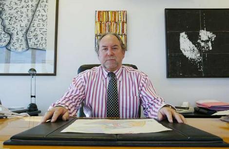 Lawyer John Avery, at his desk with a Bryant sketch, which he
cannot release to the public.