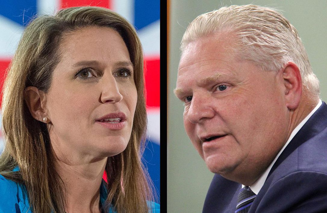 “In the justice field, much will rest on the shoulders of Attorney General Caroline Mulroney (left); a fresh face in political terms, yet one who was schooled on precepts of moderation and progressive conservatism at the feet of her famous father, Prime Minister Brian Mulroney,” writes Daniel Brown. She and Premier Doug Ford (right) “must resist pressures to prioritize ideology over evidence-based policy-making and to scrap thoughtful and important legislation simply because it was drafted by the opposition.”